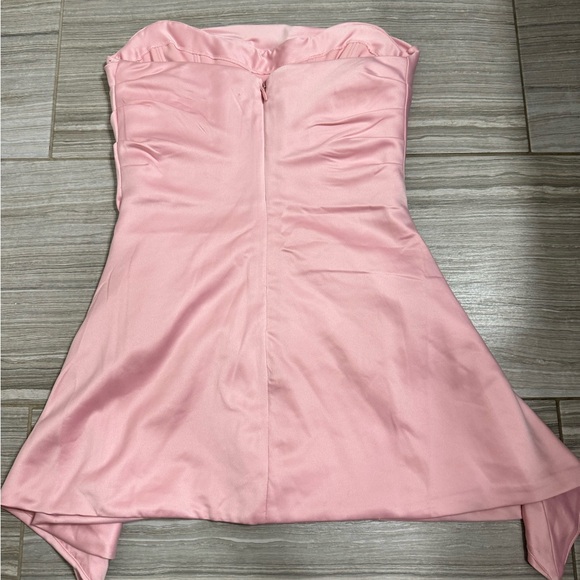 {{SOLD}} House of CB “Jasmine” Pink Strapless Corset Mini Dress- Size Medium - Picture 5 of 11